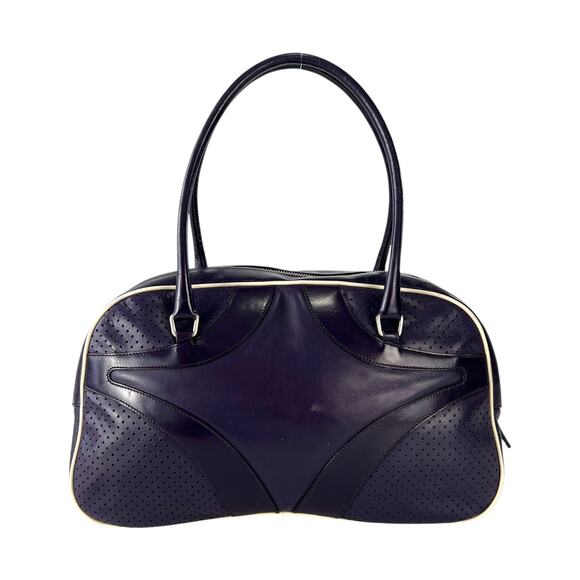 Prada Vitello Drive Leather Bowling Bag - Picture 2 of 8